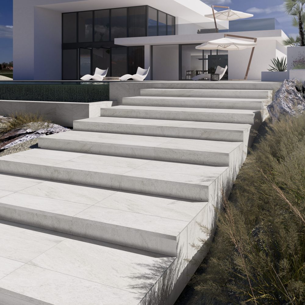 DETALLE ESCALERA- White-Stone